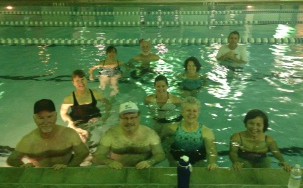 Our Aqua Zumba class.