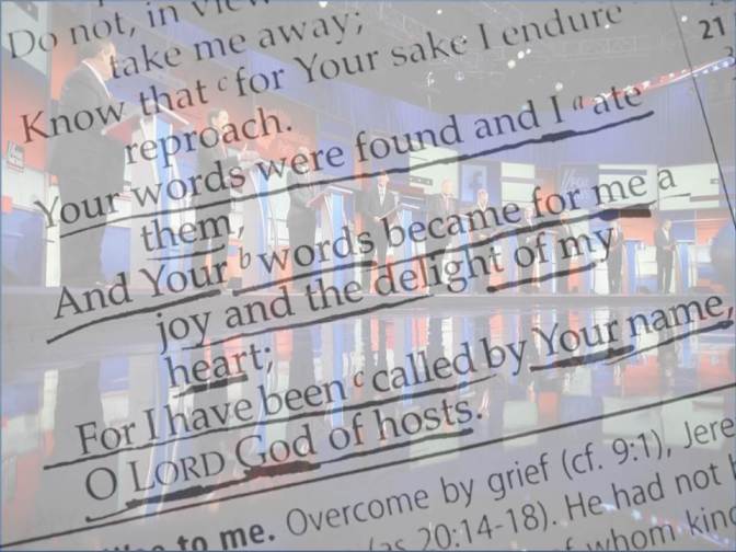 Debates and Bible reading