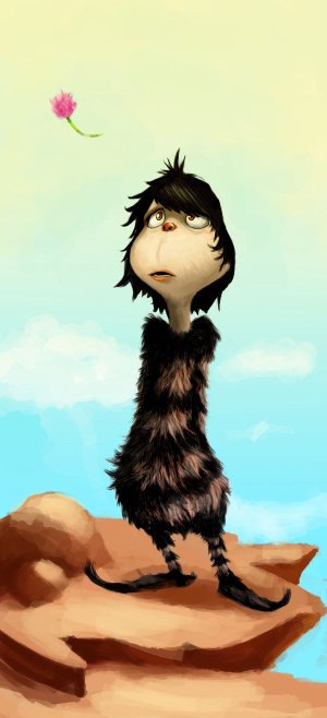 Maybe he was comparing me in my striped dress with bottom heavy Jojo from Horton Hears a Who? Must say, I've never worn that dress since.