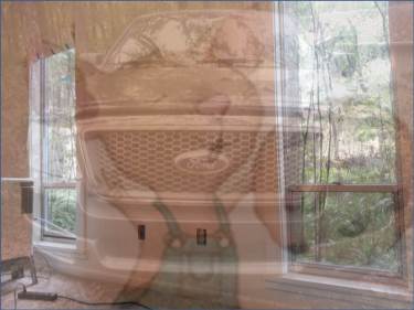 And so, hypocritical me, pointing my finger at my husband for his "mouse" truck when I have my own "mouse" -- my house!