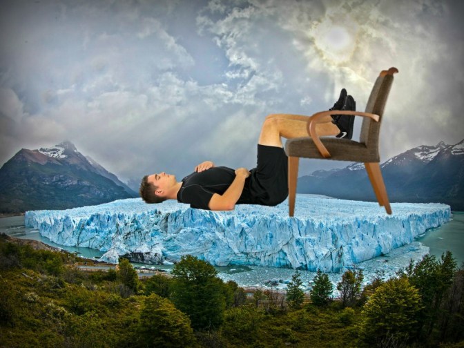 ice your back in the 90-90 position
