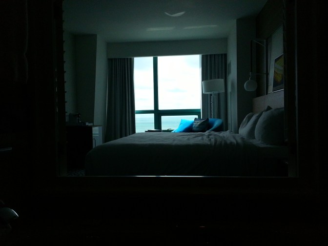 when your hotel room comes with a little surprise