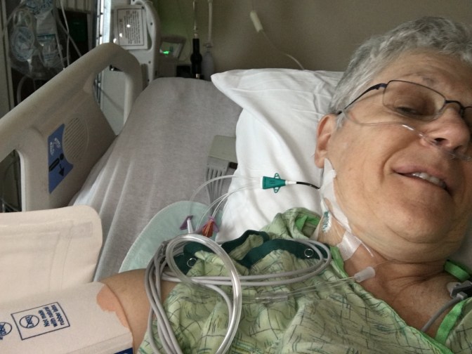 connie in hospital